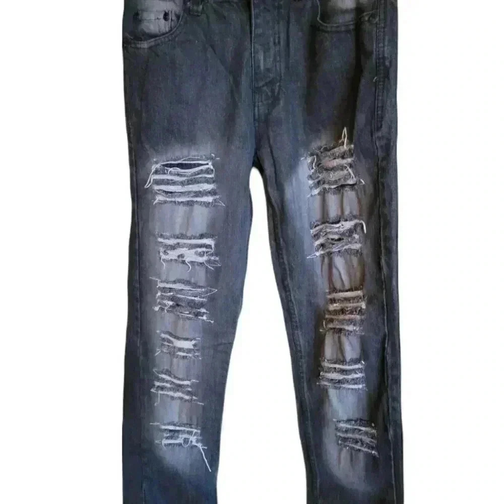 Southpole men's youth Jeans shredded style slim fit  32/32